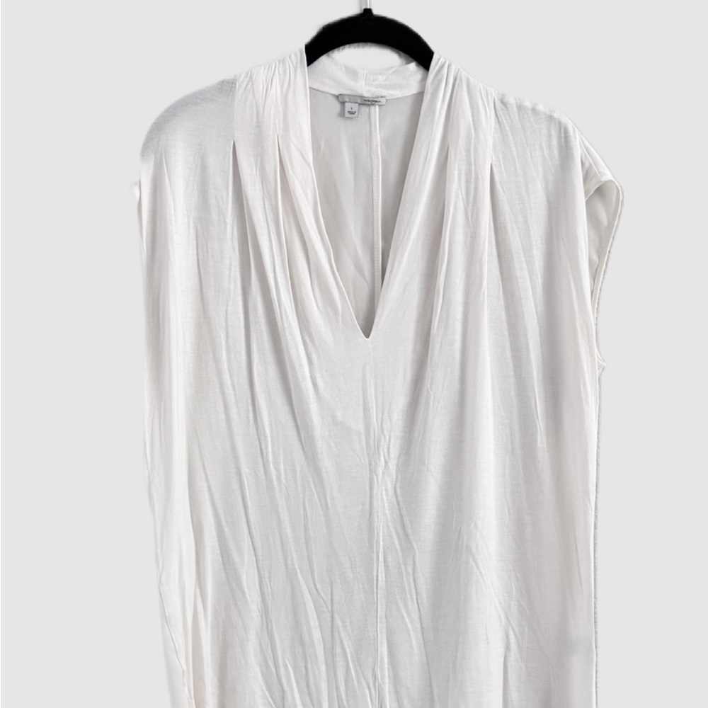 Halogen White Sleeveless Blouse